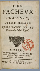 Moli�re, Les F�cheux (1661)