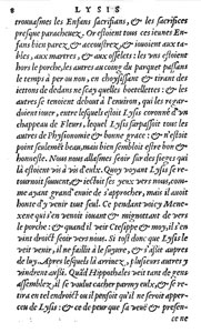 Bonaventure des P?riers, Le Discours de la queste d'Amyti? (1544)