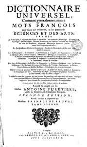 Dictionnaire universel (1702)