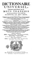 Dictionnaire universel (1701)